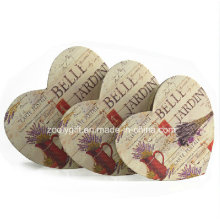 Printed Heart Shape Paper Gift Box